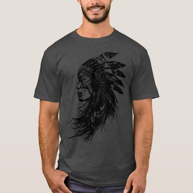 T-shirt Femme amérindienne 2 (Devant)