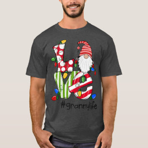 T-shirt Femme Amour Personnalisé Grannylife Candy Gnome Ch