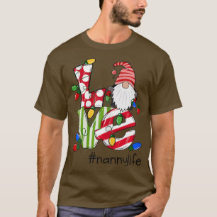 T-shirt Femme Amour Personnalisé Nannylife Candy Gnome Chr