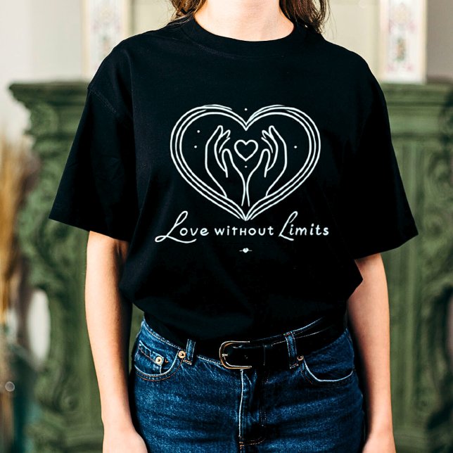 T-shirt femme amour sans limite (Créateur téléchargé)