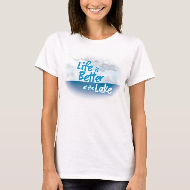 T-shirt femme amoureuse du lac (Devant)