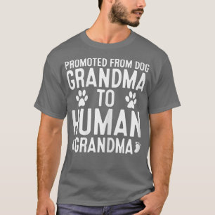 T-shirt Femme amusante promue de grand-mère de chien à Gr