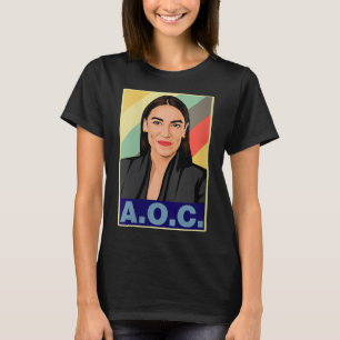 T-shirt Femme Aoc Alexandria Ocasio-cortez First Femme P