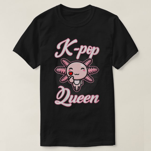 T-shirt Femme Aolotl KPop Queen KPop Merch VNeck (Design devant)