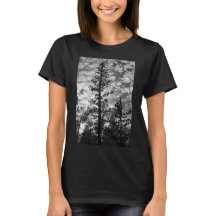T-Shirt Femme Arbres & Nuages