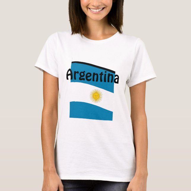 T-shirt femme argentine (Devant)