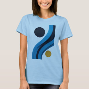 T-shirt femme art couleur élégant