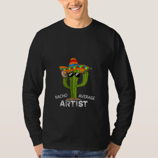 T-shirt Femme Artiste Drôle J'ai Fait de l'Art Peinture