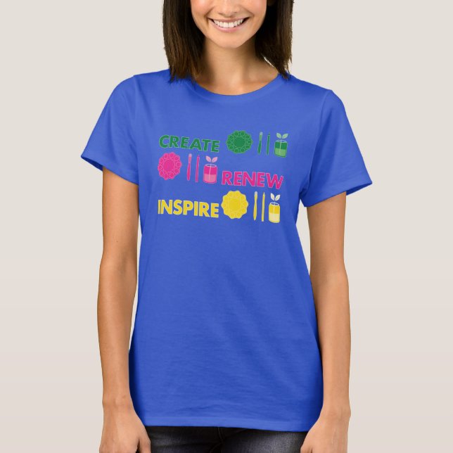 T-Shirt femme Artsy Spring Knolling (Devant)
