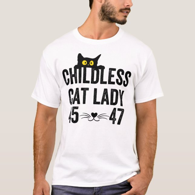 T-shirt Femme au chat sans enfant (Devant)