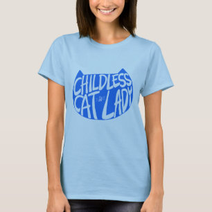 T-shirt Femme au chat sans enfant