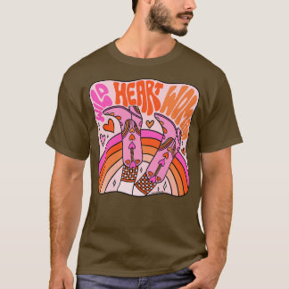 T-shirt Femme au coeur sauvage
