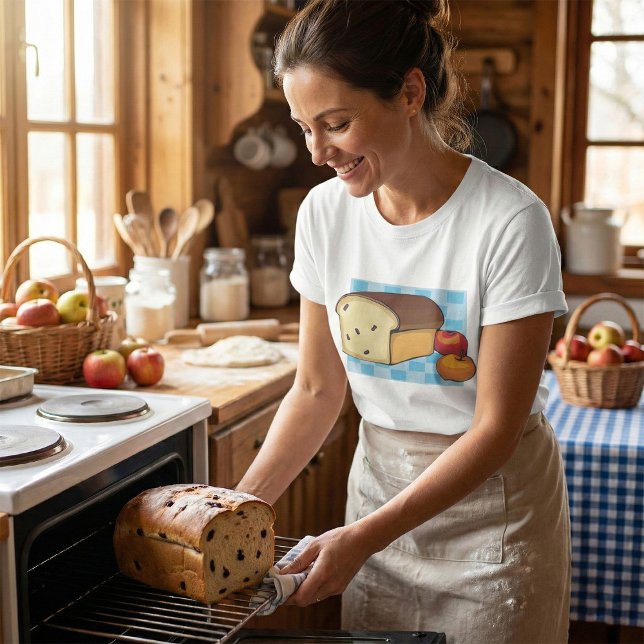T-shirt Femme au pain frais cuit (Créateur téléchargé)