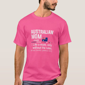 T-shirt Femme Australienne Maman Définition Fête des mères