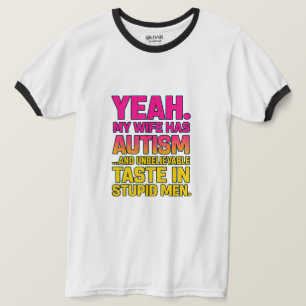 T-Shirt Femme Autisme Drôle – Affirmation Rétro Gr