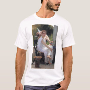 T-shirt Femme avec Cupidon, Bouguereau