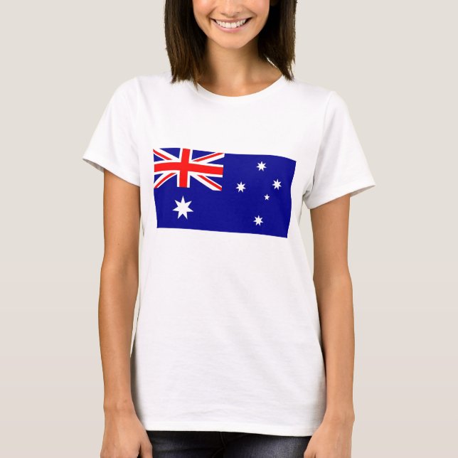 T-shirt femme avec drapeau d'Australie (Devant)