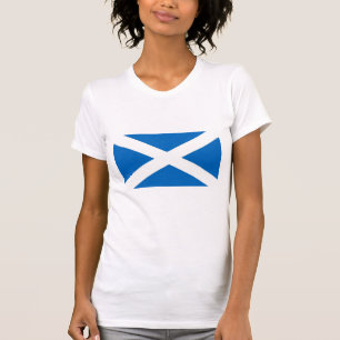 T-shirt femme avec drapeau d'Ecosse