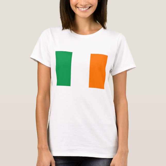 T-shirt femme avec drapeau d'Irlande (Devant)