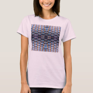 T-shirt femme avec image Abstraite en peigne de mi