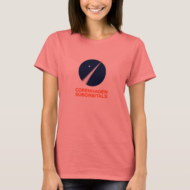 T-shirt femme avec logo des suborbitales de Copenh (Devant)