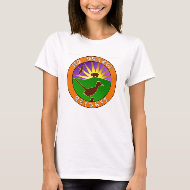T-shirt femme avec logo rond NOH (Devant)