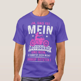 T-shirt Femme avec moto Biker Sayes