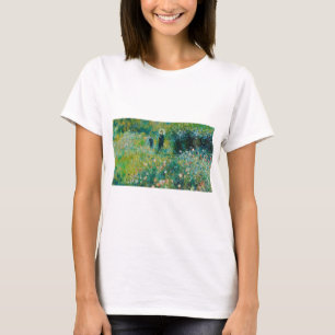 T-shirt Femme avec Parasol, Jardin, Renoir