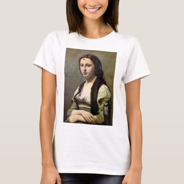 T-shirt Femme avec perle, Camille Corot, 1868-1870 (Devant)