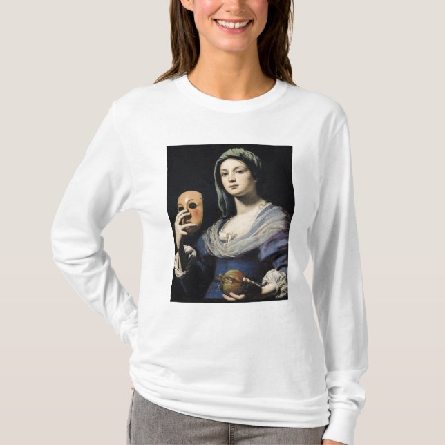 T-shirt Femme avec un masque 2 (Devant)