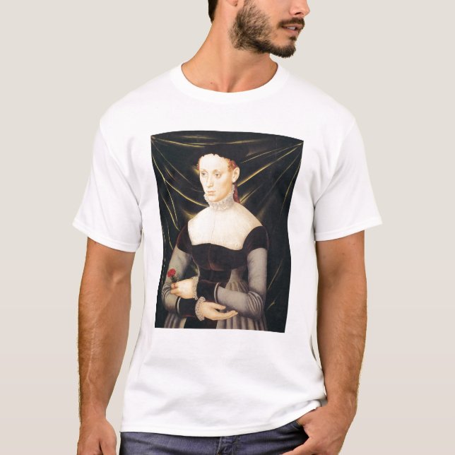 T-shirt Femme avec un oeillet (Devant)