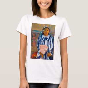 T-shirt Femme avec un ventilateur, Gauguin
