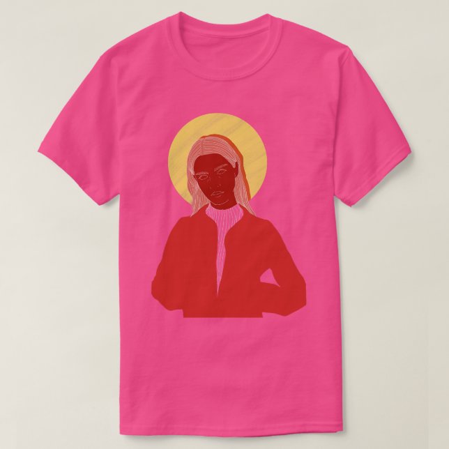 T-shirt femme avec une veste (Design devant)