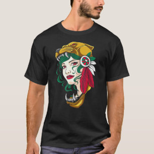 T-shirt Femme aztèque - Mexicaine - Chava - Hecho En Mexi