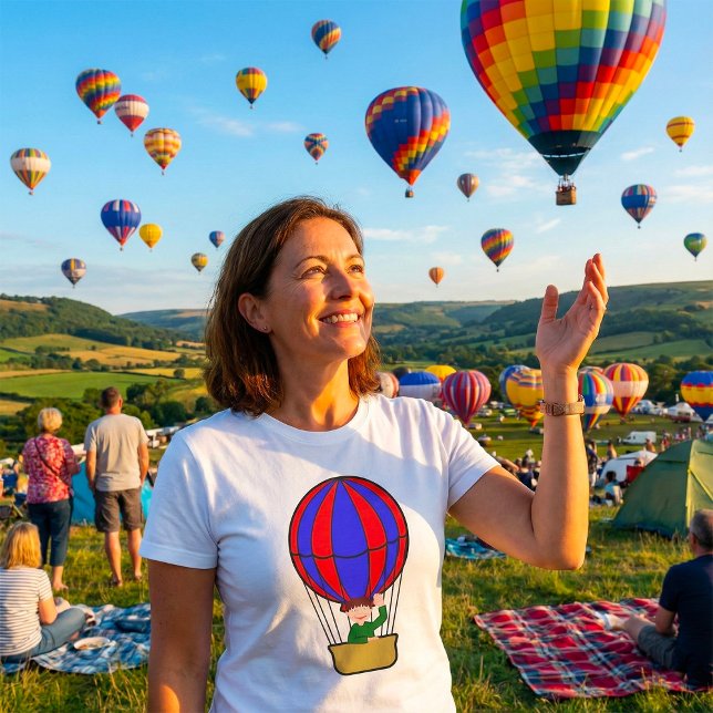 T-Shirt Femme Balloon à air chaud (Créateur téléchargé)