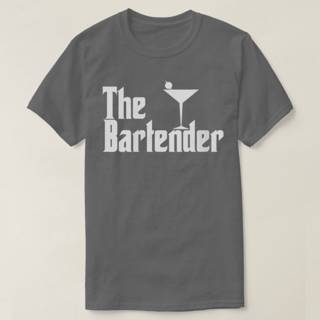 T-shirt Femme Bartender Bartending Funny Parody Retro (Design devant)