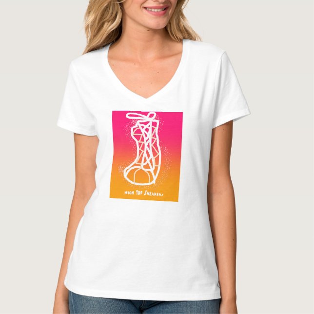 T-shirt femme Basket haut de gamme (Devant)