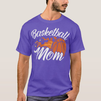 T-shirt Femme Basketball Maman Joueur Hoop Junkie Mères D