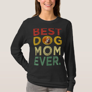 T-shirt Femme Beagle Vintage Best Dog Maman Jamais