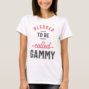 T-shirt Femme Bienheureuse Gammy Grand-mère Cadeau