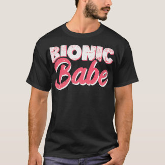 T-shirt Femme Bionique Babe Knee Chirurgie de remplacement