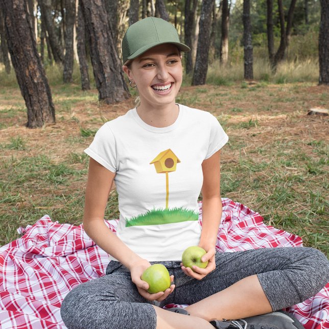 T-shirt Femme Bird House (Créateur téléchargé)