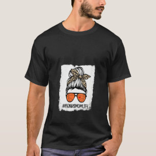 T-shirt Femme Bleached Basketball Bonus Maman Leopard Mess