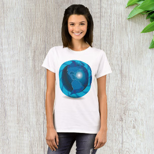 T-shirt femme Blue Globe