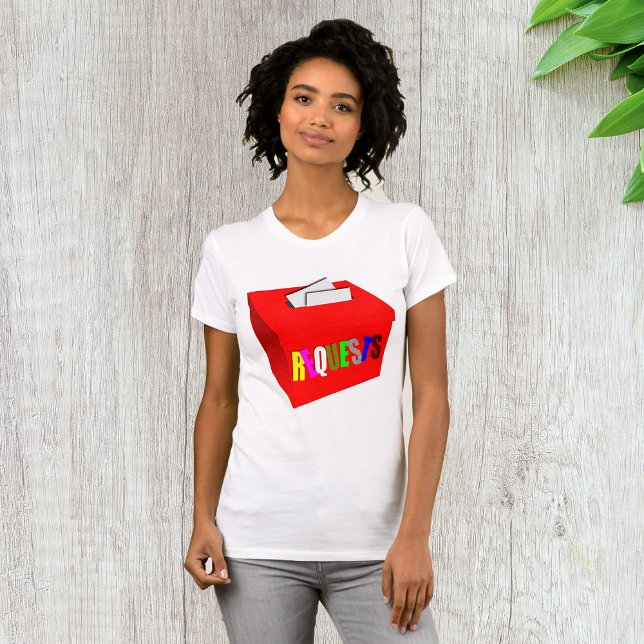 T-shirt femme boîte de requête (Créateur téléchargé)