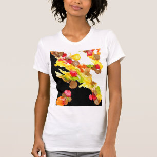 T-shirt femme "Bouquet Abstrait"