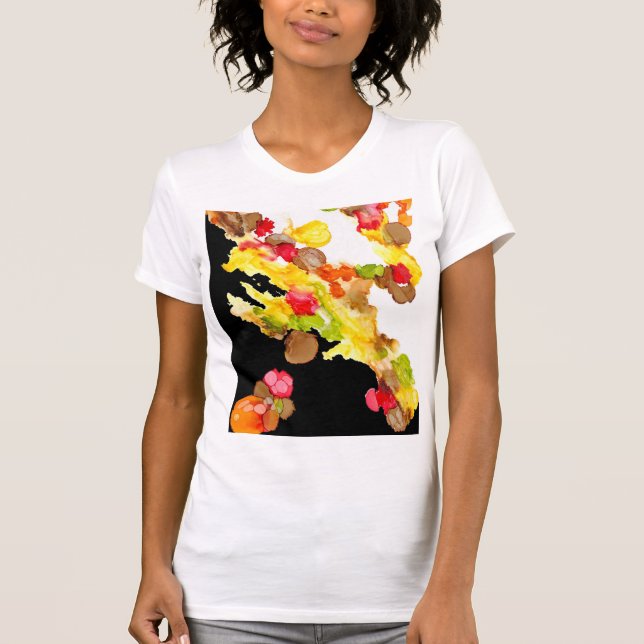 T-shirt femme "Bouquet Abstrait" (Devant)