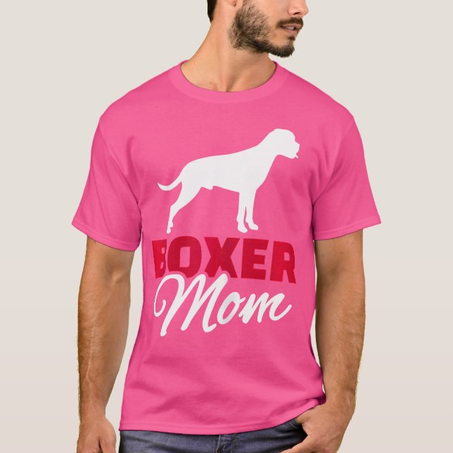 T-shirt Femme Boxer Maman (Devant)