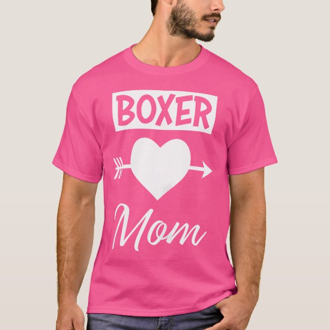 T-shirt Femme Boxer Maman (Devant)