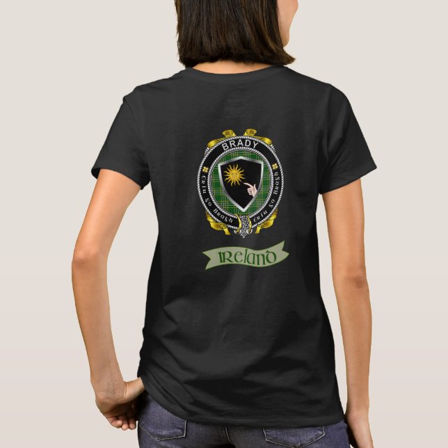 T-shirt femme brady Irish Shield (Dos)